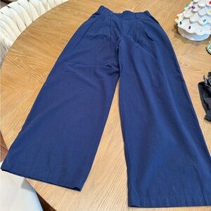 HALARA Women's Wide Leg Pants - Navy Blue